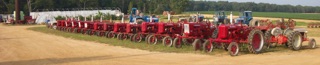 Farmall 140 super A AV culivator Bifulcos Farms Bifulco Tall Boy Brand Pittsgrove New Jersey USA